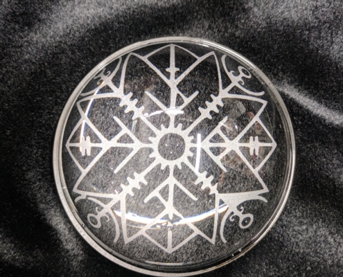 laser engraved frozen water christmas mini d2s md2s